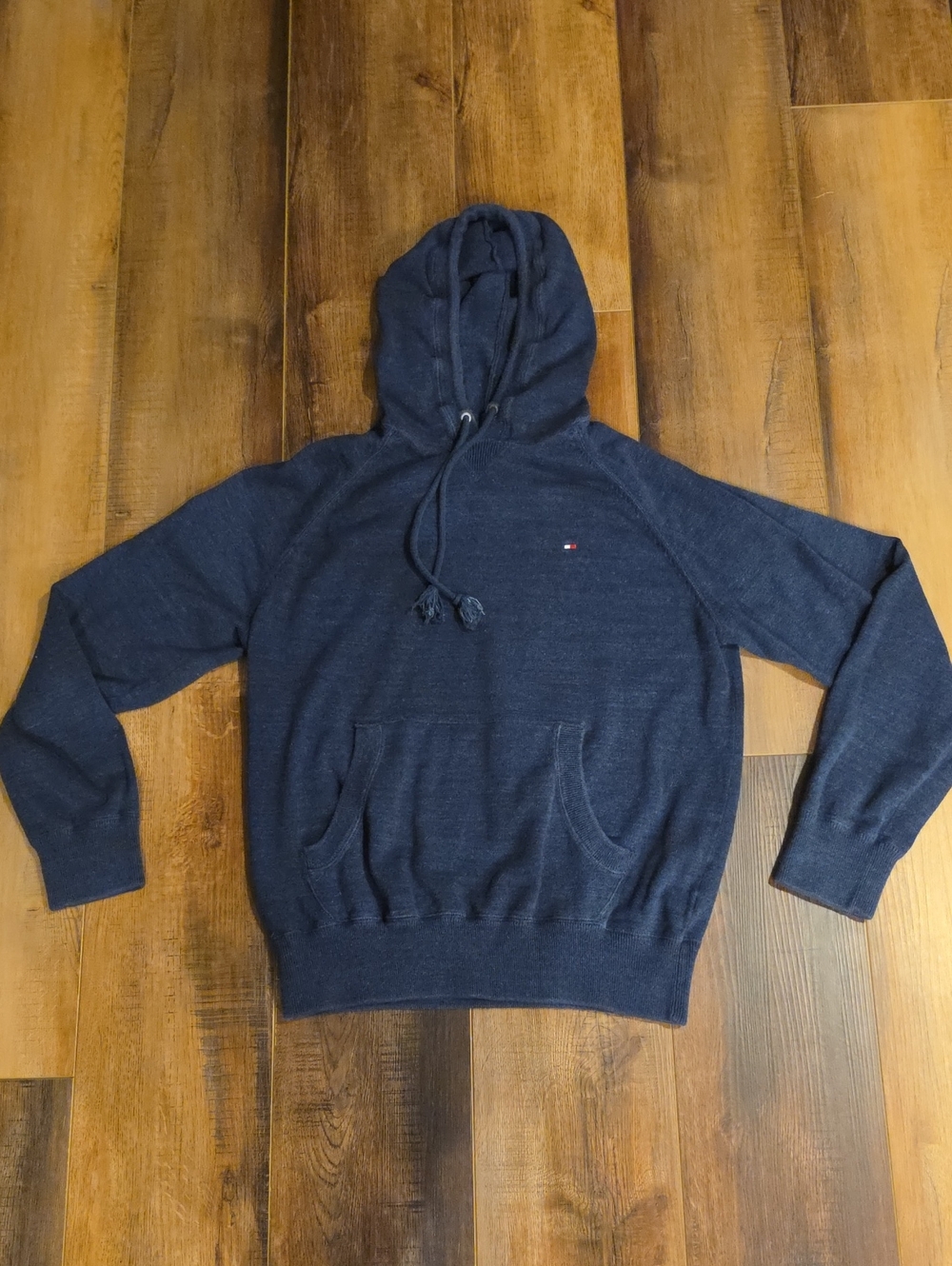 Tommy Hilfiger Navy Blue Hooded Sweatshirt